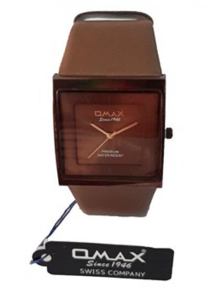 Women Square Omax  Pu Leather Wrist Watch