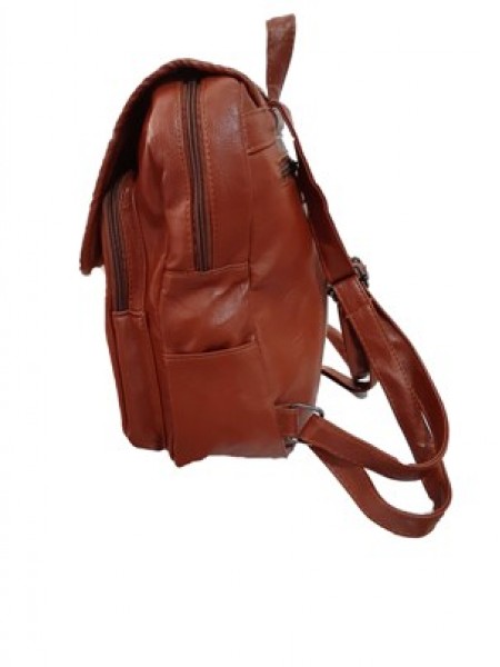 Vintage Leather  Monkey Small Casual Backpack