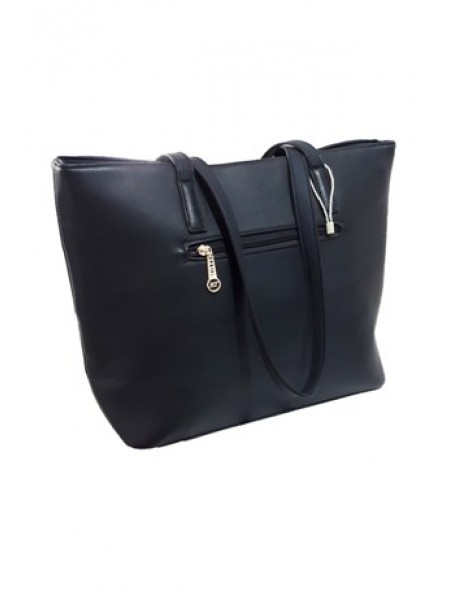 Authentic Pu-Leather Block Color Handbag