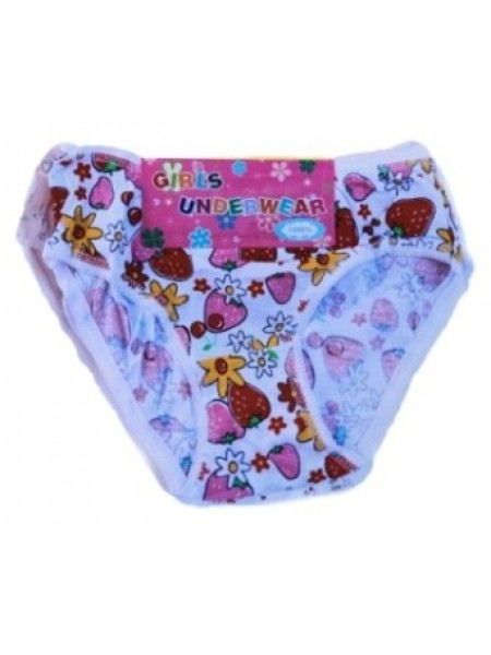 Girls 3 in 1 Classic Assorted 100% Cotton Briefs Knickers.